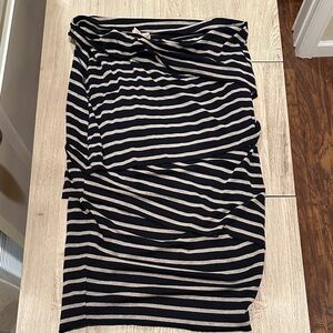 Bailey 44Striped Black and Cream Women's Skirt